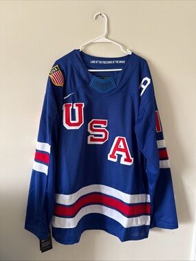 Men’s Nike Matthew Tkachuk #19 Team USA Hockey 2026 Olympics Jersey XL RARE NWT